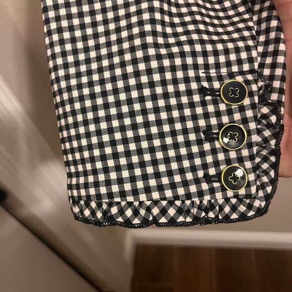 Rafaella Black and White Patterned Blazer - Picture 4 of 5